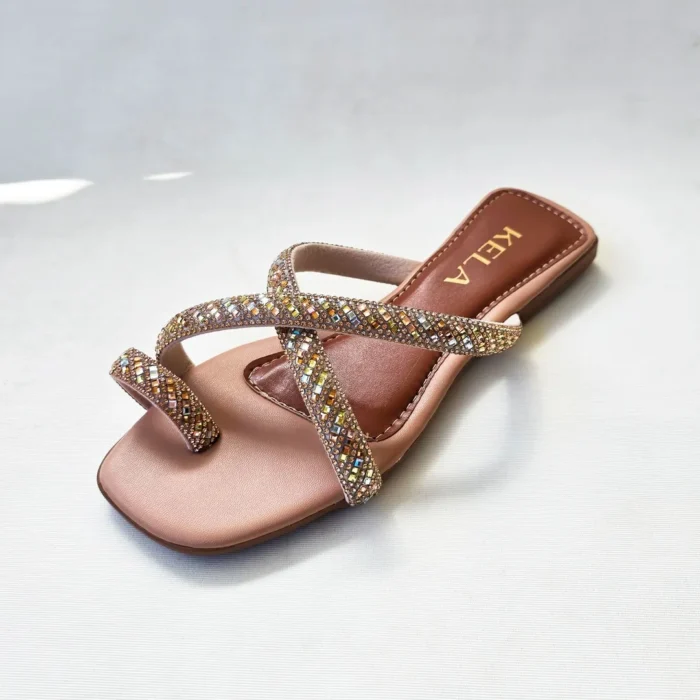 Rasteira Premium Kela Lux Gold