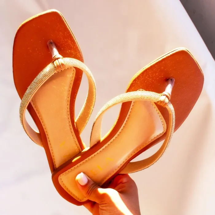 Rasteira premium Kela Lux Carmel - Imagem 4