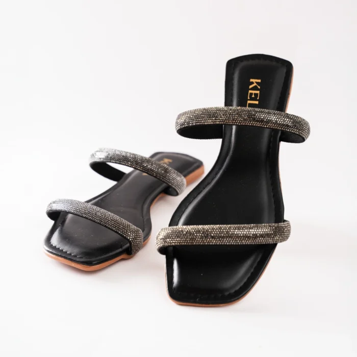 Rasteira 3D Kela Lux Black - Imagem 3