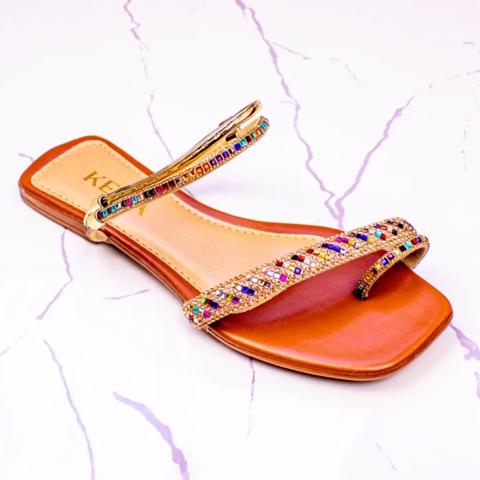 Rasteira premium Kela Rainbow Lux - Imagem 8