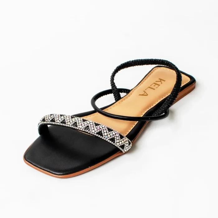 Rasteira Premium Kela Black Glow - Imagem 9