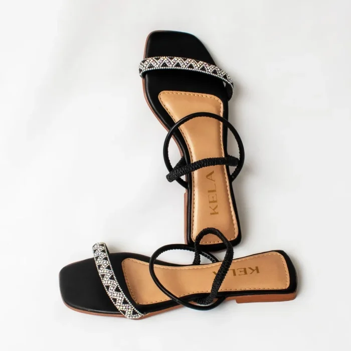 Rasteira Premium Kela Black Glow - Imagem 8