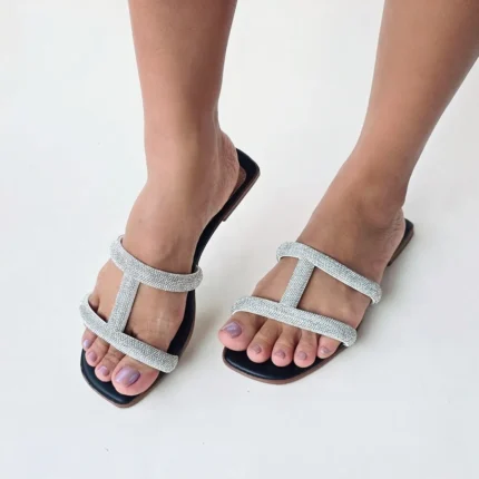 Rasteira Kela Noir Premium - 38
