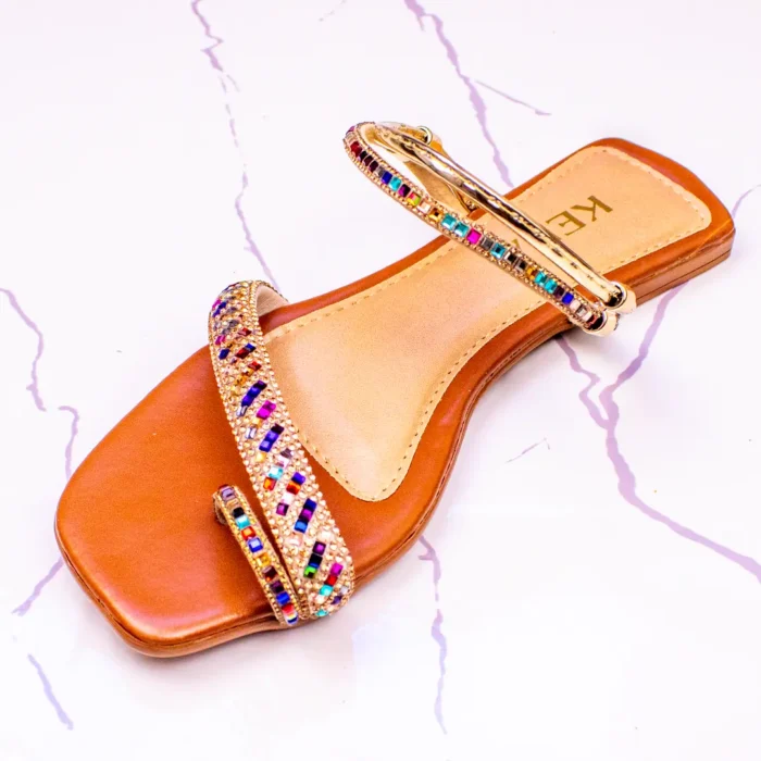 Rasteira premium Kela Rainbow Lux - Imagem 5