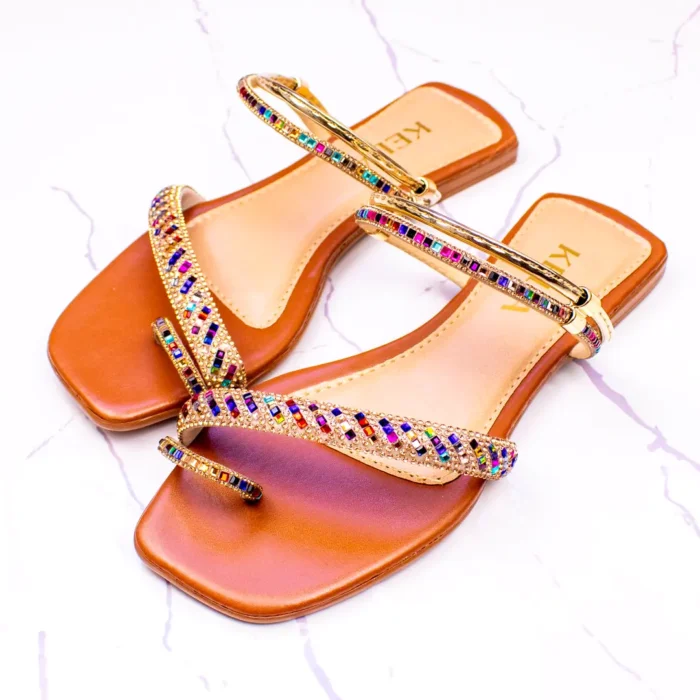 Rasteira premium Kela Rainbow Lux - Imagem 6