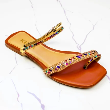 Rasteira premium Kela Rainbow Lux