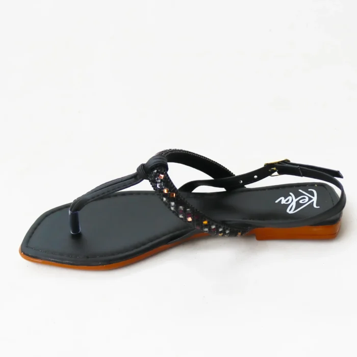 Rasteira Kela Prime Cristal Noir - Imagem 3