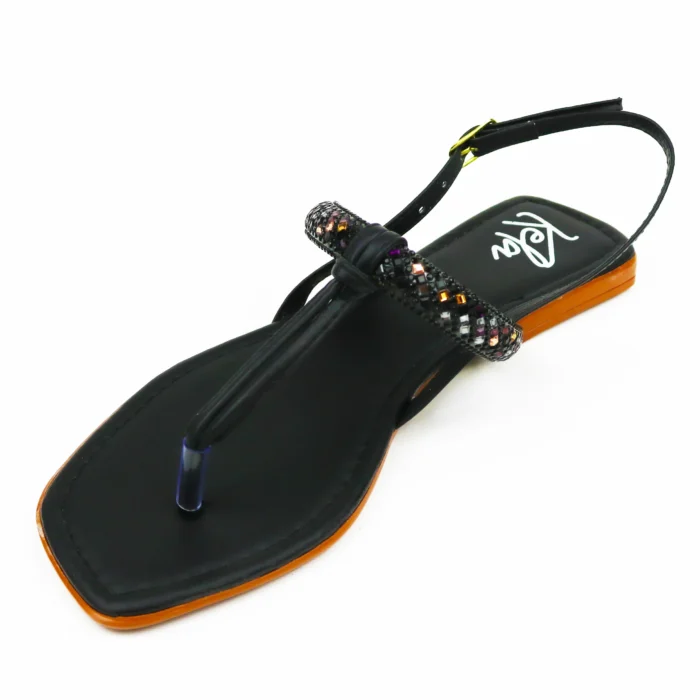 Rasteira Kela Prime Cristal Noir - Imagem 2