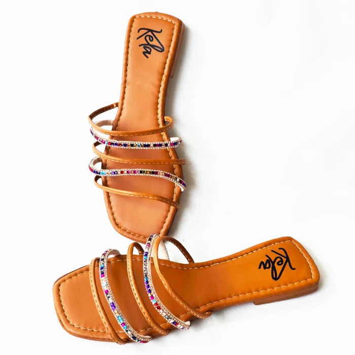Rasteira Kela Prime Multicolor Glam - Imagem 3