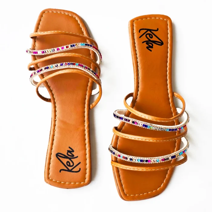 Rasteira Kela Prime Multicolor Glam - Imagem 9