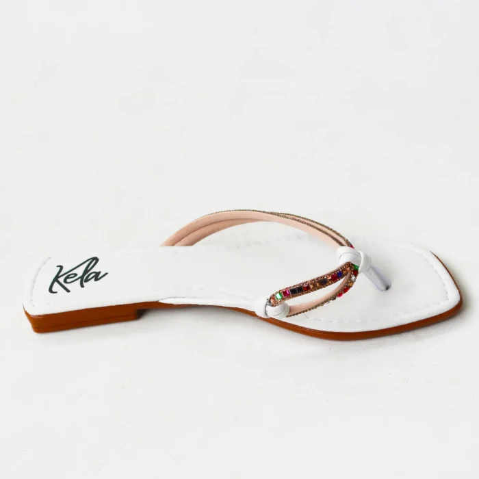Rasteira Kela Prime White Rainbow - Imagem 5