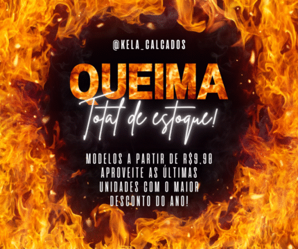 (QUEIMA DE ESTOQUE) PREÇO DE CUSTO