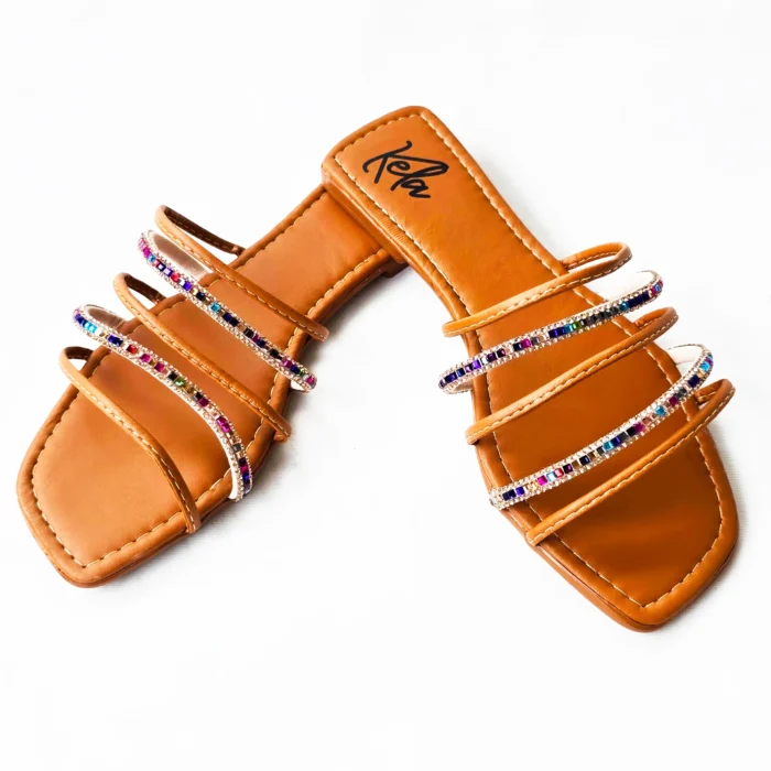 Rasteira Kela Prime Multicolor Glam - Imagem 7