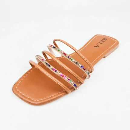 Rasteira Kela Prime Multicolor Glam