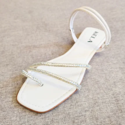 Sem Marca Kela - KP693 - Rasteira Kela Prime Cristal Luna - 34