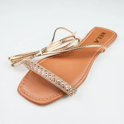 Rasteira Kela Prime Rose Glamour