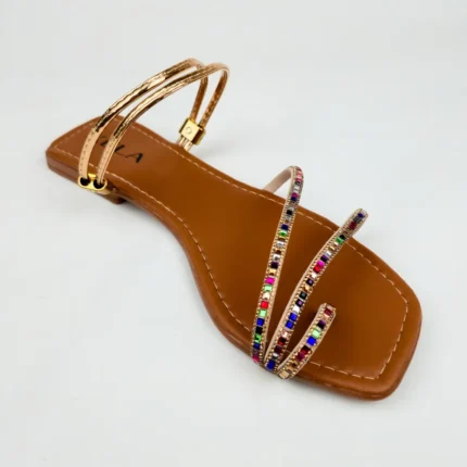 Sem Marca Kela - KP675 - Rasteira Kela Prime Luxo Colorido