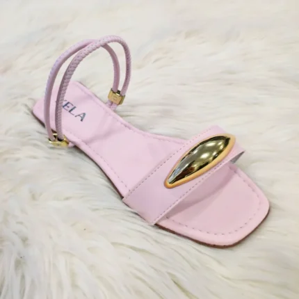 Rasteira Kela Prime Blush Gold - 36