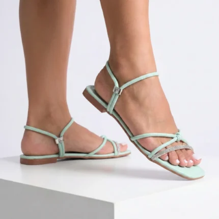 Rasteira Kela Prime Green Charm - 35