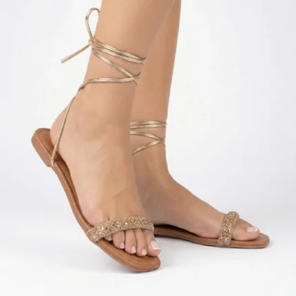 Rasteira Kela Prime Rose Glamour