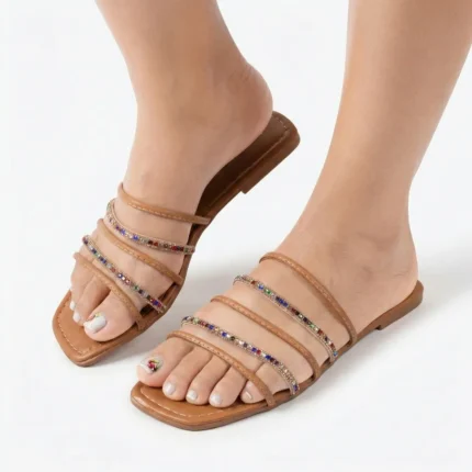 Rasteira Kela Prime Multicolor Glam - 37