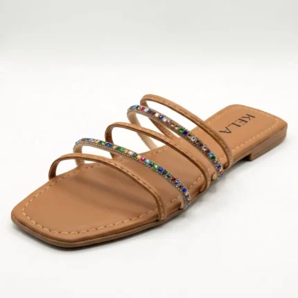 Rasteira Kela Prime Multicolor Glam - 39