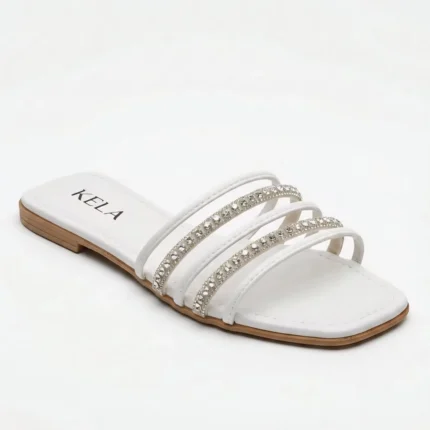 Rasteira Kela Prime Brilho Diamante - 36