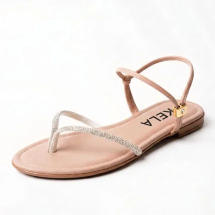 Rasteira KELA Glamour Slingback Nude - 37