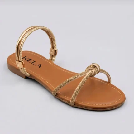 Rasteira Kela Clássica Brilho Solar - 35