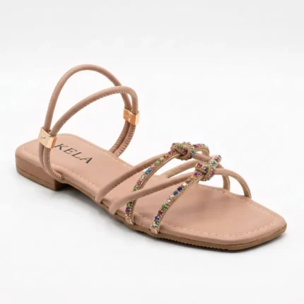 Rasteira Kela Prime Rosé Colors - 37