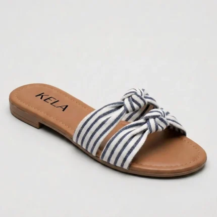 Rasteira Kela Navy Knot - 35