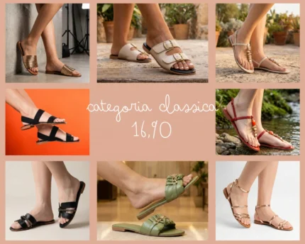 Rasteiras Kela Clássicas - R$16,90