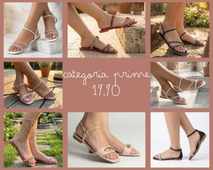 Rasteiras Kela Prime - R$19,90