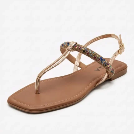 Rasteira Kela Prime Golden Shine