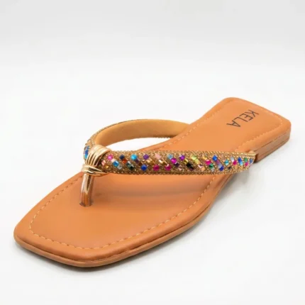 Rasteira Kela Prime Brilho Tropical - 34