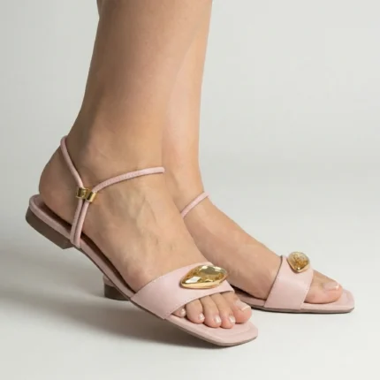Rasteira Kela Prime Blush Gold