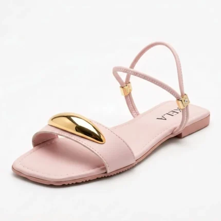 Rasteira Kela Prime Blush Gold - 37