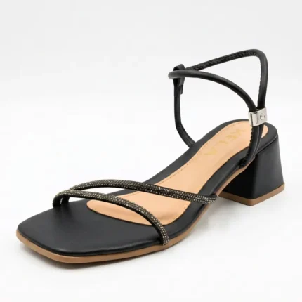 Salto Bloco Kela Noir Strass - 37