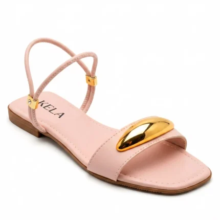 Rasteira Kela Prime Blush Gold - 38