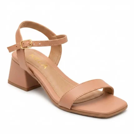 Salto Bloco KELA Nude Essencial - 35