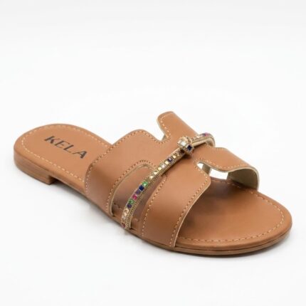 Rasteira Kela H Camel - 36