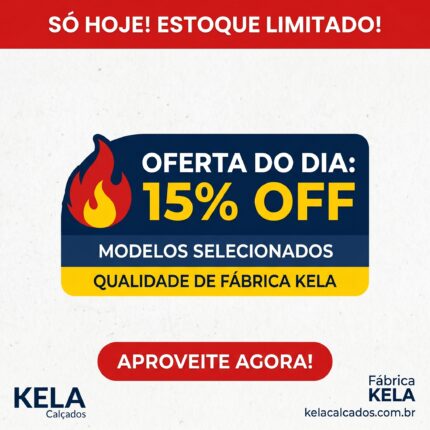 Oferta do Dia: 15% OFF