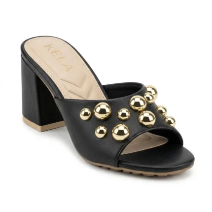 Salto Premium KELA Esferas Douradas Black - 39