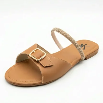 Rasteira K Multi-Style Brilho Caramelo - 37
