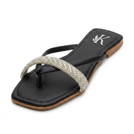 Rasteira K Crystal Black - 37