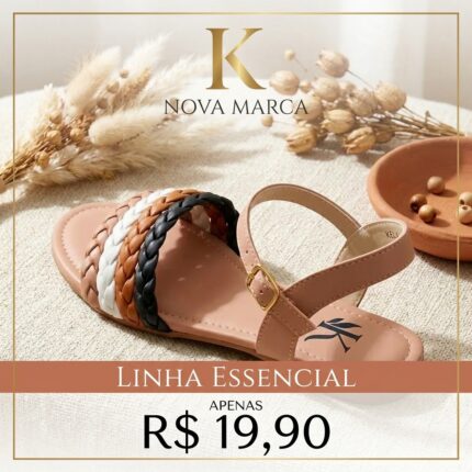 Linha Essencial R$ 19,90 - Nova Marca "K"