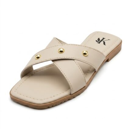 Rasteira K Off-White Gold - 39