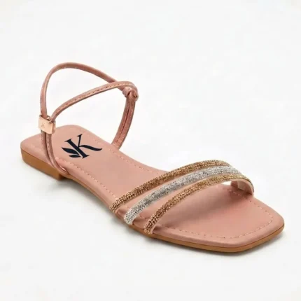 Rasteira K Glamour Rosé - 35