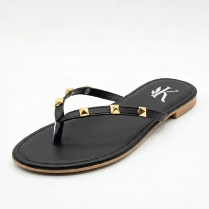 Rasteira K Dedo Studs Preta - 35
